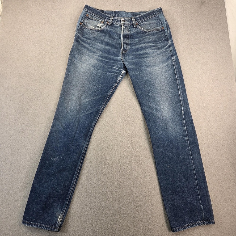 Levi's Slim Straight Jeans in Washed Blue
